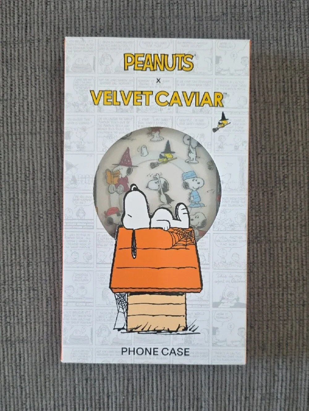 Peanuts × Velvet Caviar Halloween Themed iPhone Phone Case, New.